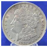 1921 Morgan Dollar AU