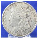1921 Morgan Dollar AU