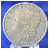 1881 Morgan Dollar