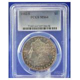 1882-S Morgan Dollar PCGS MS 64