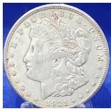 1921-S Morgan Dollar AU