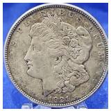 1921-D Morgan Dollar Toned AU