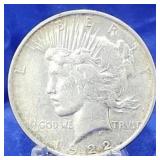 1922-D Peace Dollar
