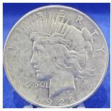 1922-D Peace Dollar Unc