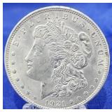1921 Morgan Dollar BU
