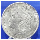1921 Morgan Dollar BU