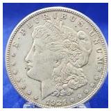1921-S Morgan Dollar Unc