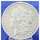 1883 Morgan Dollar AU