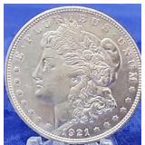 1921-D Morgan Dollar BU