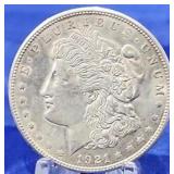 1921 Morgan Dollar BU