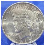 1923 Peace Dollar BU