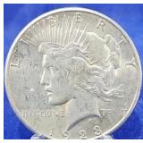1923-S Peace Dollar BU