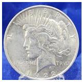 1922-D Peace Dollar BU