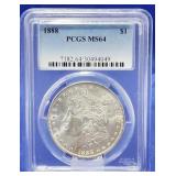1888 Morgan Dollar PCGS MS 64