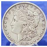 1885-O Morgan Dollar Toned