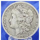 1891-O Morgan Dollar