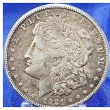 1921-S Morgan Dollar Toned AU