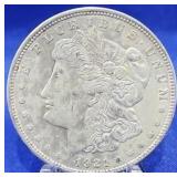 1921-D Morgan Dollar Unc