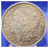 1921 Morgan Dollar Toned Unc
