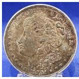 1921 Morgan Dollar Toned Unc