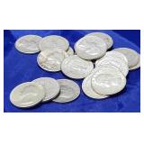 $5 (20) 1964 Washington Silver Quarters