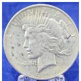 1926-D Peace Dollar Unc+