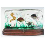 overall 14" long glass 6 1/2" x 12" unsigned CO