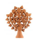 Terra Cotta pottery candelabra measuring   22.5"