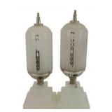 Art Deco era pull string lamp PAIR