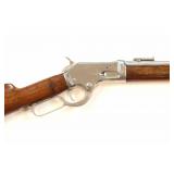 lever action carbine with 20" barrel, full  magaz