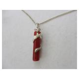 Size: 16" sterling silver chain