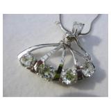 Size: 17" sterling silver chain