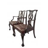 air Armchairs Wood: Mahogany Joinery: Mortise & Te