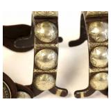 and unmarked with 1" heel bands, 2" 7 point  dot