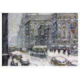 Titled "5th Avenue Storm" depicting an urban  Ne