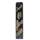 El Paxo Cigars 14.5" x 2.75" tin door push   pla