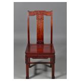 A fine Chinese rosewood dining table inlaid  with