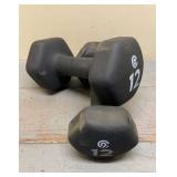 12 Pound Hamd Weights