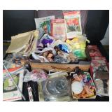 Suitcase Full Of Yarn Thread Needlepoint Picture