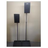 Pair of Sony Adjustable Pedestal Speakers
