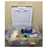 Shoebox Tote of Pricing Supplies