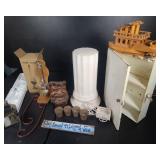 Home Decore Storm Glass Candles Pedestal & More