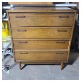 4 Drawer Highboy Wooden Dresser MCM Drawers Are