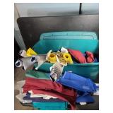 Marine Fabric Vinyl Canvas in 50gal. Bin