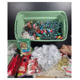 Bin Full Of Christmas, Lights Candles 33gal.