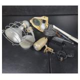 4 Working Lamps Clamp Desk Sun Heat Magnafine