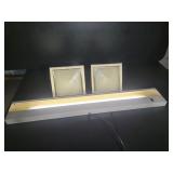 Shop Light and 2 Flush Mount Light Fixtures