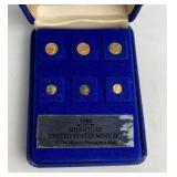 1980 Miniature US Mint Set Coins Mini Coin