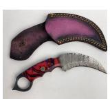 NEW Damascus Steel Handmade Karambit Knife