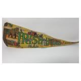 VIntage Irish Hills MI Tourist Pennant Banner